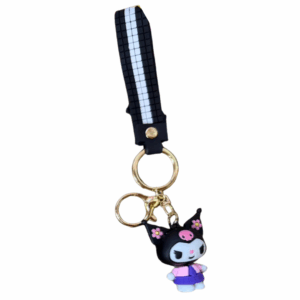 Llavero Sanrio Kuromi Negra