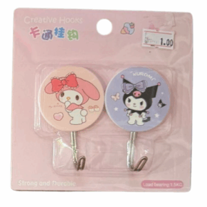 Ganchos Sanrio My Melody y Kuromi