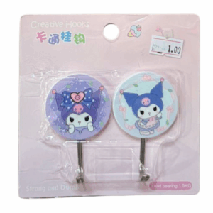 Ganchos Sanrio Kuromi Doble