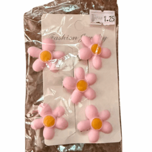 Vinchas Kawaiii flores rosa y amarrillo