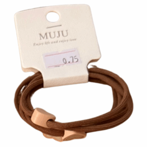 Lazo con corazon marron MUJU