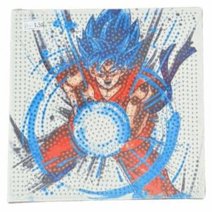 Pintura diamante de plastico de Goku
