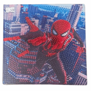 Pintura diamante de plastico de Spider-Man