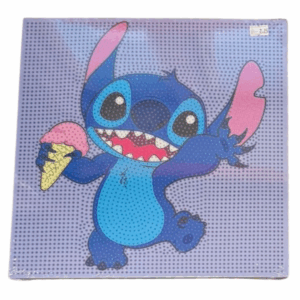 Pintura diamante de plastico de Stitch