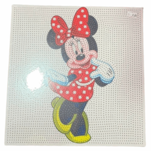 Pintura diamante de plastico de Minnie Mouse